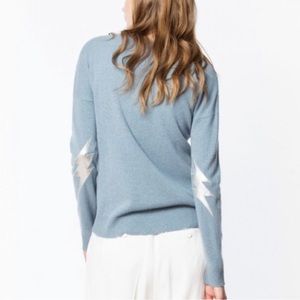 Zadig & Voltaire Cashmere Cici Patch Lightning Sweater
